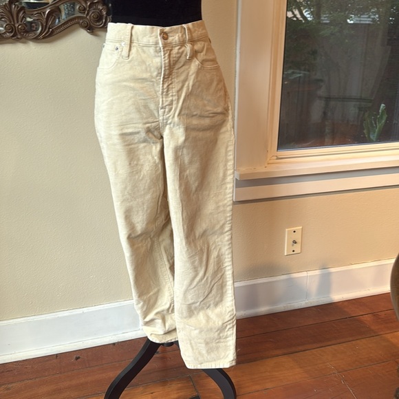 J. Crew cream corduroy Pants - Picture 2 of 4